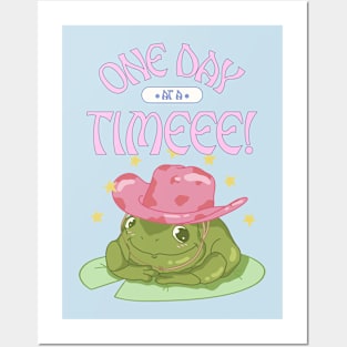 One Day At A Time Frog Toad Fairytale Fairy Tale Posters and Art